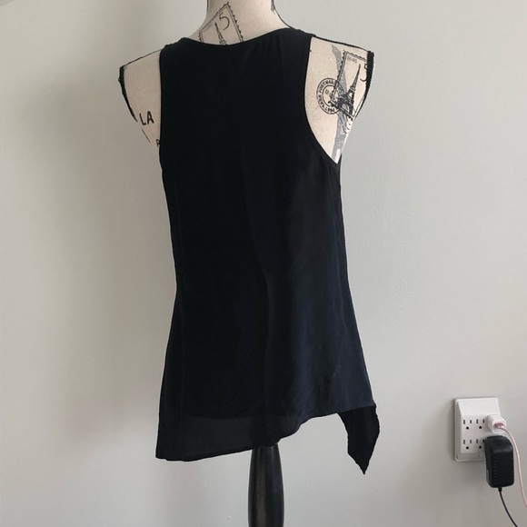 Club Monaco Asymmetrical Silk Tank - Picture 2 of 2